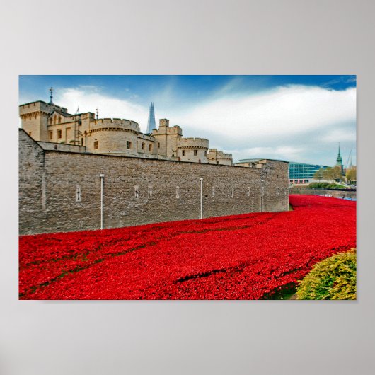 Tower of London Poppies Red Poppy Poster (Vorne)