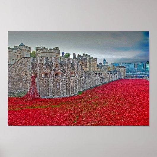 Tower Of London Poppies Red Poppy Poster (Vorne)