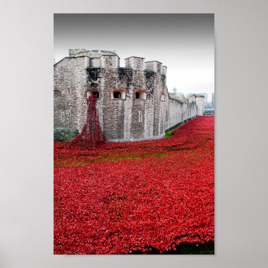 Tower of London Poppies Red Poppy Poster (Vorne)