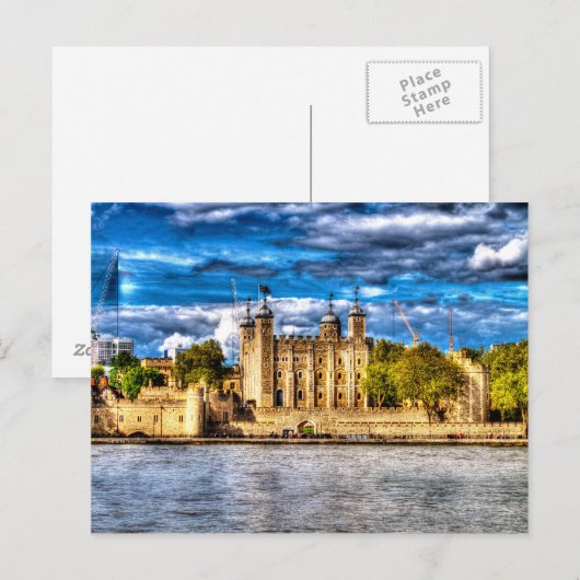 Tower of London Postkarte (Vorne/Hinten)