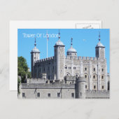 Tower of London Postkarte (Vorne/Hinten)