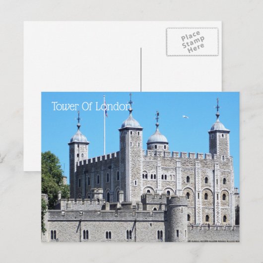 Tower of London Postkarte (Vorne/Hinten)