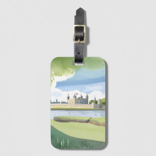 Tower of London   UK Aquarell-Landschaft Gepäckanhänger