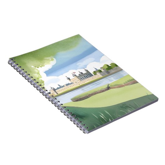 Tower of London | UK Wasserfarbenlandschaft Notizblock (Rechte Seite)