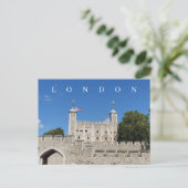 Tower of London White Tower - Ansichtskarte Postkarte (Stehend Vorderseite)