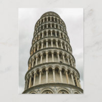 Tower of Pisa Brautparty Game Postcard