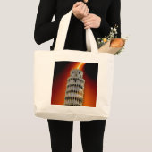 Tower of Pisa Energy Bag Jumbo Stoffbeutel (Vorderseite (Produkt))