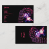 Tower of Pisa Fireworks Visitenkarte (Vorne/Hinten)