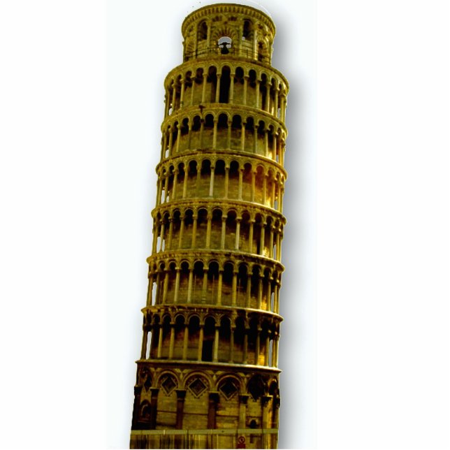 Tower of Pisa FotoSkulptur (Vorne)