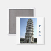 "Tower of Pisa, Italien" Kühlschrankmagnet (Vorderseite/Rückseite)