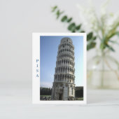 "Tower of Pisa, Italy" postcard Postkarte (Stehend Vorderseite)