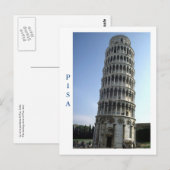 "Tower of Pisa, Italy" postcard Postkarte (Vorne/Hinten)