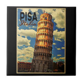 Tower of Pisa ltaly Fliese (Vorderseite)