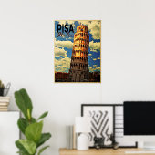 Tower of Pisa ltaly Poster (Heimbüro)