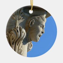 Tower of Pisa Säule Detail, Italien - Ziergegend Keramik Ornament