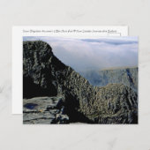 Tower Ridge Ben Nevis Scotland Postkarte (Vorne/Hinten)