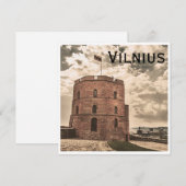 Tower von Gediminas Vilnius (Vorne/Hinten)