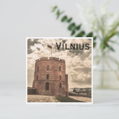 Tower von Gediminas Vilnius (Stehend Vorderseite)