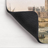 Tower von London, C.1862 (Farbelitho) Mousepad (Ecke)