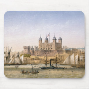Tower von London, C.1862 (Farbelitho) Mousepad