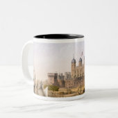 Tower von London, C.1862 (Farbelitho) Zweifarbige Tasse (Vorderseite Links)