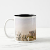 Tower von London, C.1862 (Farbelitho) Zweifarbige Tasse (Links)