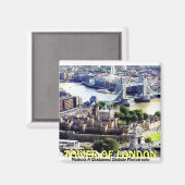 TOWER VON LONDON DURCH MOJISOLA A OKUBULE FOTOGRAF MAGNET (Vorderseite/Rückseite)