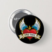 Tower Youth Tattoo Heart Button (Vorne & Hinten)