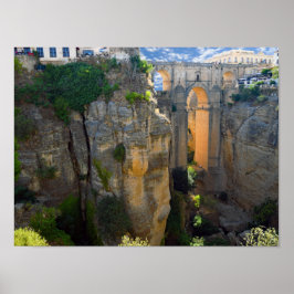 Towerbrücke - Ronda - das wirkliche Spanien Poster