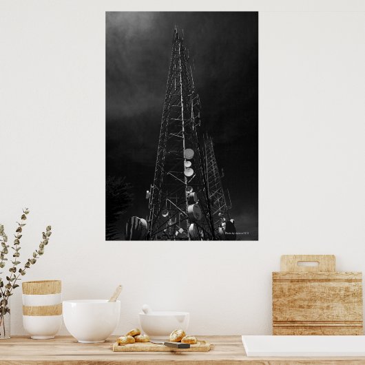 Towering Darkness Poster (Küche)