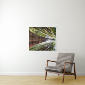 Towering Redwoods Wandteppich (Beispiel (Horizontal))