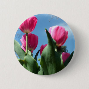 Towering Tulips Button