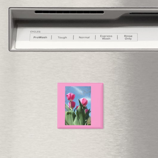 Towering Tulips Magnet (In Situ (Geschirrspüler))