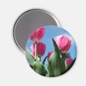 Towering Tulips Magnet (Vorderseite/Rückseite)