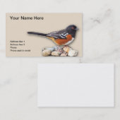 TOWHEE #1 VISITENKARTE (Vorne/Hinten)