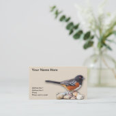 TOWHEE #1 VISITENKARTE (Stehend Vorderseite)