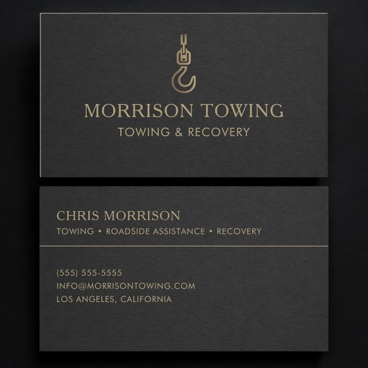 Towing Company Visitenkarte