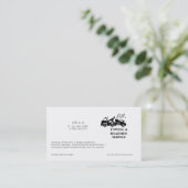 Towing Roadside Wrecker Service Business Card Visitenkarte (Stehend Vorderseite)