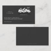 Towing Roadside Wrecker Service Business Card Visitenkarte (Vorne/Hinten)