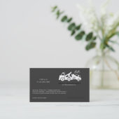 Towing Roadside Wrecker Service Business Card Visitenkarte (Stehend Vorderseite)