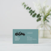 Towing Roadside Wrecker Service Business Card Visitenkarte (Stehend Vorderseite)