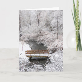 Town Brook im Januar Karte