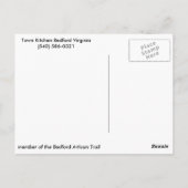 Town Kitchen Postkarte (Rückseite)