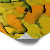 Town Street, Matisse Style Poster (Ecke)