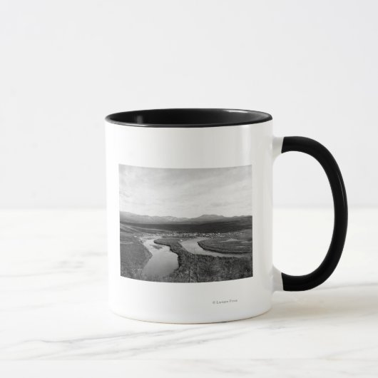 Town View Iditarod, Alaska Fotograf Tasse (Rechts)