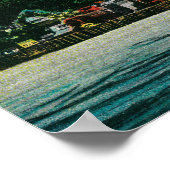 Town View Ketchikan, Alaska von Steamer Poster (Ecke)