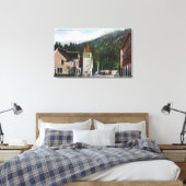 Town View of Mission StreetKetchikan, AK Leinwanddruck (Insitu (Schlafzimmer))