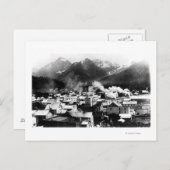 Town View Sitka, Alaska mit Pyramide Postkarte (Vorne/Hinten)