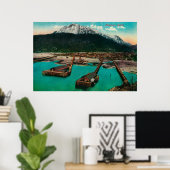 Town View Skagway, AlaskaSkagway, AK Poster (Heimbüro)