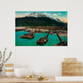 Town View Skagway, AlaskaSkagway, AK Poster (Küche)